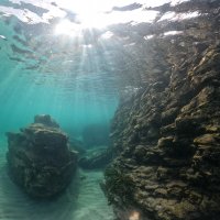 Snorkeling in September at Prussia Cove - Crystal Clear sea - astounding visibility - we get this every so often when the sea is calm and the winds are right!